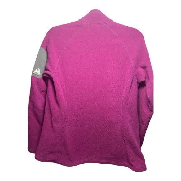 Eddie Bauer Polartec Fleece Jacket First Ascent Womens Medium Full Zip Purple - Picture 4 of 5